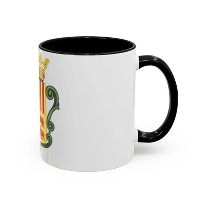 Coat of arms of Andorra (1800-1949) - Accent Coffee Mug - Go Mug Yourself