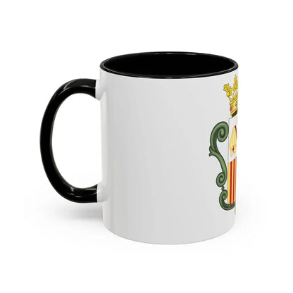 Coat of arms of Andorra (1800-1949) - Accent Coffee Mug - Go Mug Yourself