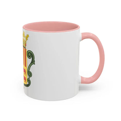 Coat of arms of Andorra (1800-1949) - Accent Coffee Mug - Go Mug Yourself