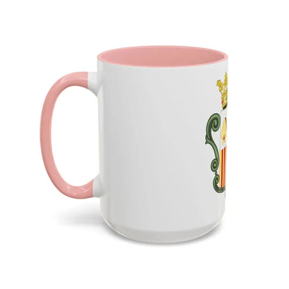Coat of arms of Andorra (1800-1949) - Accent Coffee Mug - Go Mug Yourself