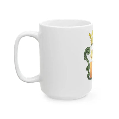 Coat of arms of Andorra (1800-1949) - White Coffee Mug - Go Mug Yourself