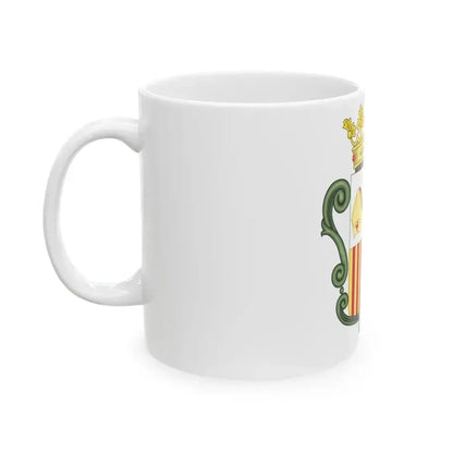 Coat of arms of Andorra (1800-1949) - White Coffee Mug - Go Mug Yourself