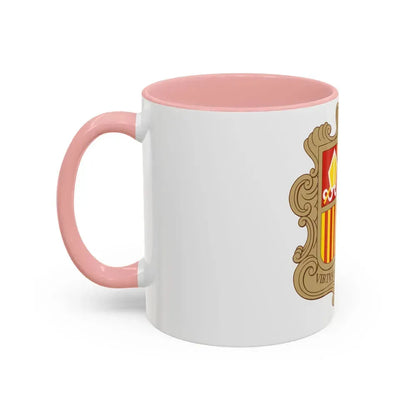 Coat of arms of Andorra - Accent Coffee Mug - Go Mug Yourself