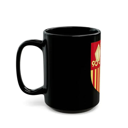 Coat of arms of Andorra (Before 16th Century) - Black Coffee Mug - Go Mug Yourself