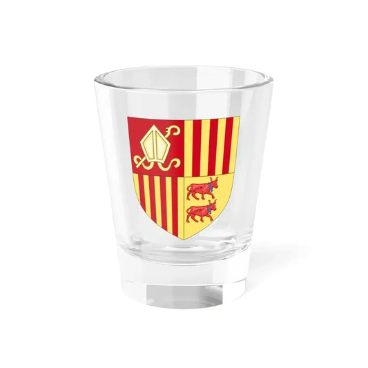 Coat of arms of Andorra (Before 16th Century) - Shot Glass 1.5oz 1.5oz - Go Mug Yourself