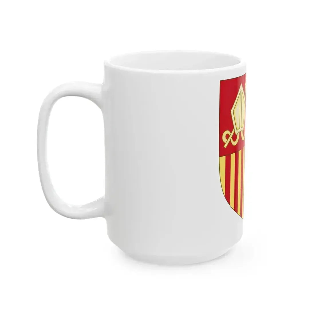 Coat of arms of Andorra (Before 16th Century) - White Coffee Mug - Go Mug Yourself