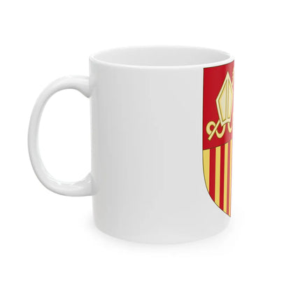 Coat of arms of Andorra (Before 16th Century) - White Coffee Mug-Go Mug Yourself