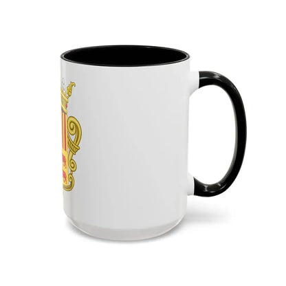 Coat of arms of Andorra - Flag Version (1931-1949) - Accent Coffee Mug - Go Mug Yourself