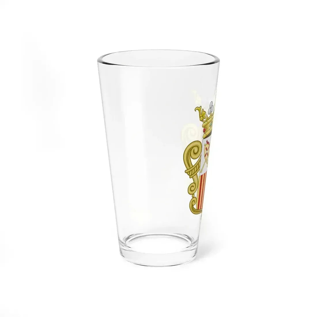 Coat of arms of Andorra - Flag Version (1931-1949) - Pint Glass 16oz - Go Mug Yourself