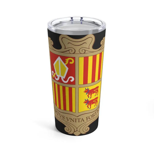Coat of arms of Andorra - Tumbler 20oz 20oz - Go Mug Yourself