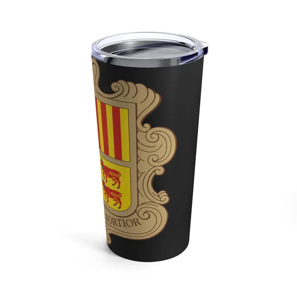 Coat of arms of Andorra - Tumbler 20oz - Go Mug Yourself