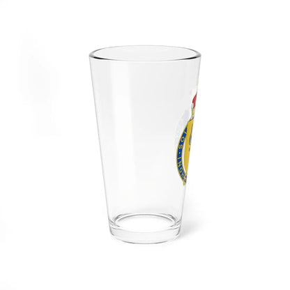 Coat of arms of Andrew Lloyd Webber Baron Lloyd-Webber KG (United Kingdom) (Coat of Arms) Pint Glass 16oz - Go Mug Yourself