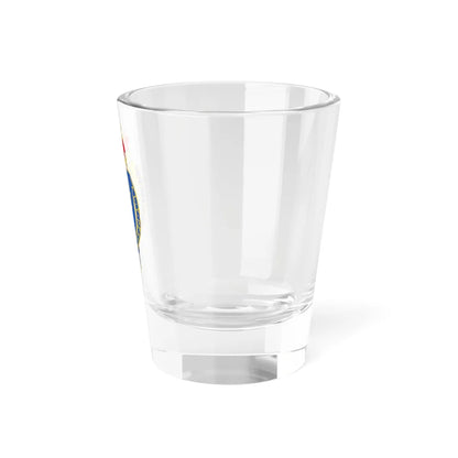 Coat of arms of Andrew Lloyd Webber Baron Lloyd-Webber KG (United Kingdom) (Coat of Arms) Shot Glass 1.5oz - Go Mug Yourself