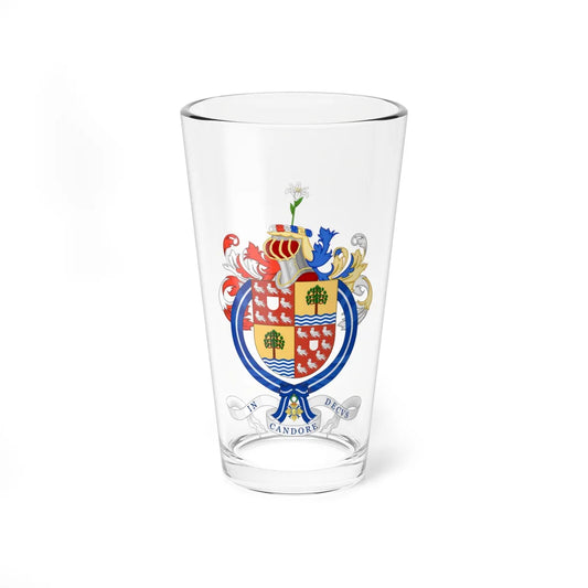 Coat of Arms of Andrés Chadwick Piñera Spanish Order of the Civil Merit (Chile) (Coat of Arms) Pint Glass 16oz 16oz - Go Mug Yourself