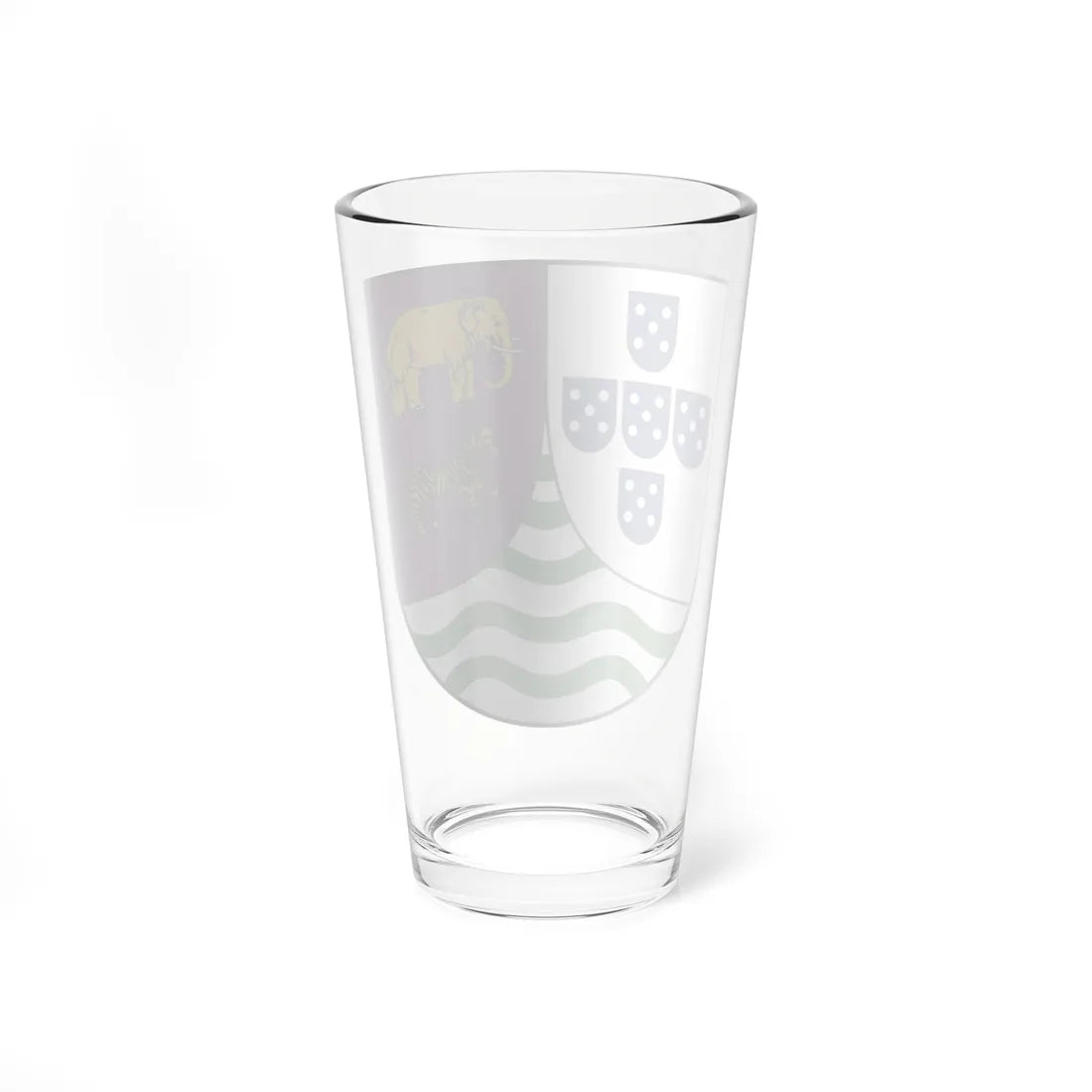 Coat of arms of Angola 1935-1975 lesser (Angola) (Coat of Arms) Pint Glass 16oz - Go Mug Yourself