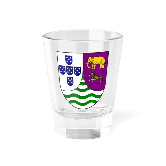 Coat of arms of Angola 1935-1975 lesser (Angola) (Coat of Arms) Shot Glass 1.5oz 1.5oz - Go Mug Yourself