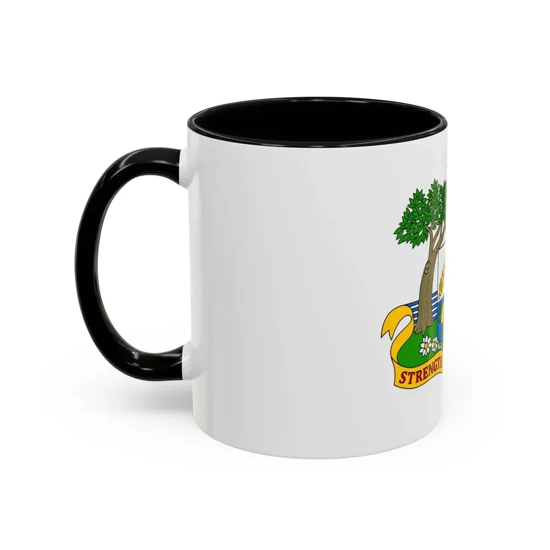 Coat of arms of Anguilla 1967-1980 - Accent Coffee Mug - Go Mug Yourself