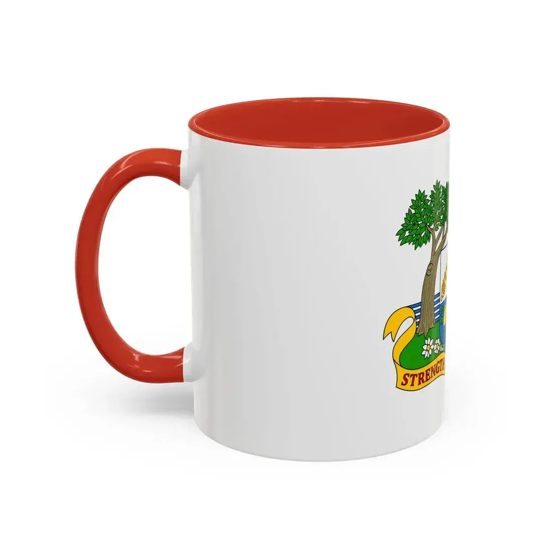 Coat of arms of Anguilla 1967-1980 - Accent Coffee Mug - Go Mug Yourself