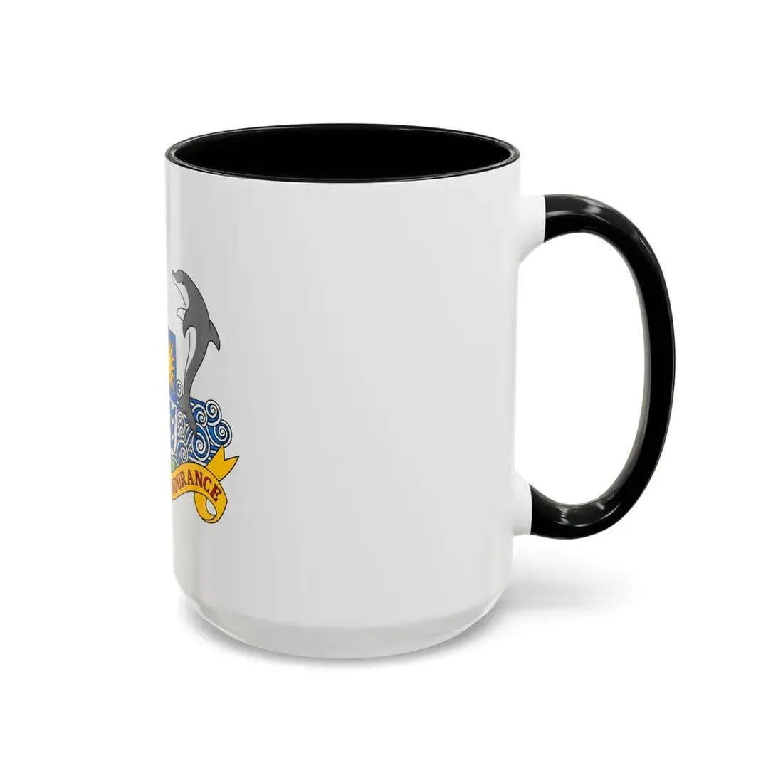 Coat of arms of Anguilla 1967-1980 - Accent Coffee Mug - Go Mug Yourself