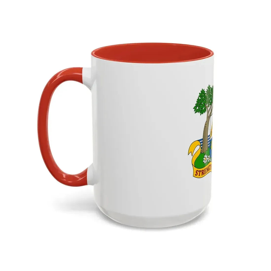 Coat of arms of Anguilla 1967-1980 - Accent Coffee Mug - Go Mug Yourself