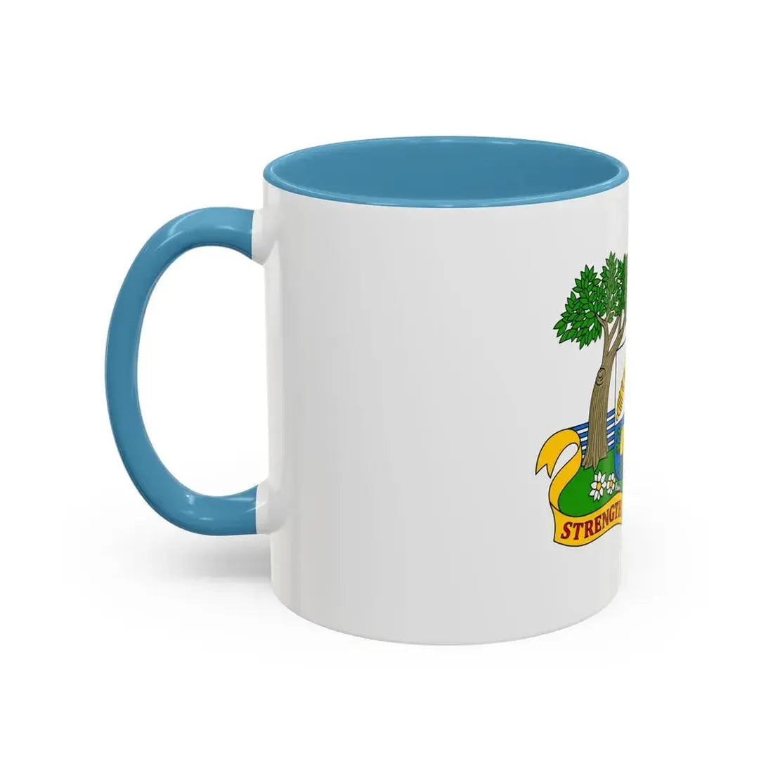 Coat of arms of Anguilla 1967-1980 - Accent Coffee Mug - Go Mug Yourself