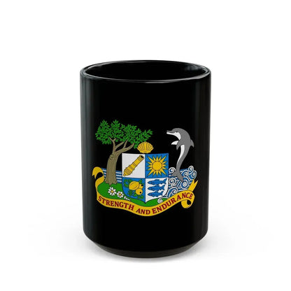 Coat of arms of Anguilla 1967-1980 - Black Coffee Mug 15oz - Go Mug Yourself