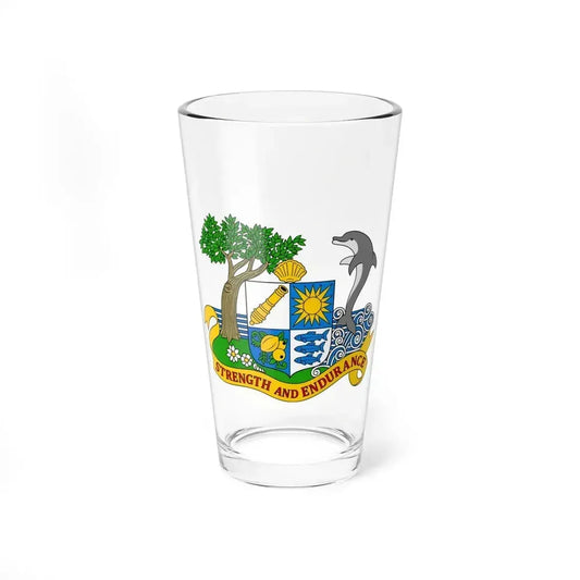 Coat of arms of Anguilla 1967-1980 - Pint Glass 16oz 16oz - Go Mug Yourself