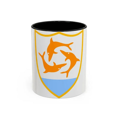Coat of arms of Anguilla - Accent Coffee Mug 11oz Black - Go Mug Yourself