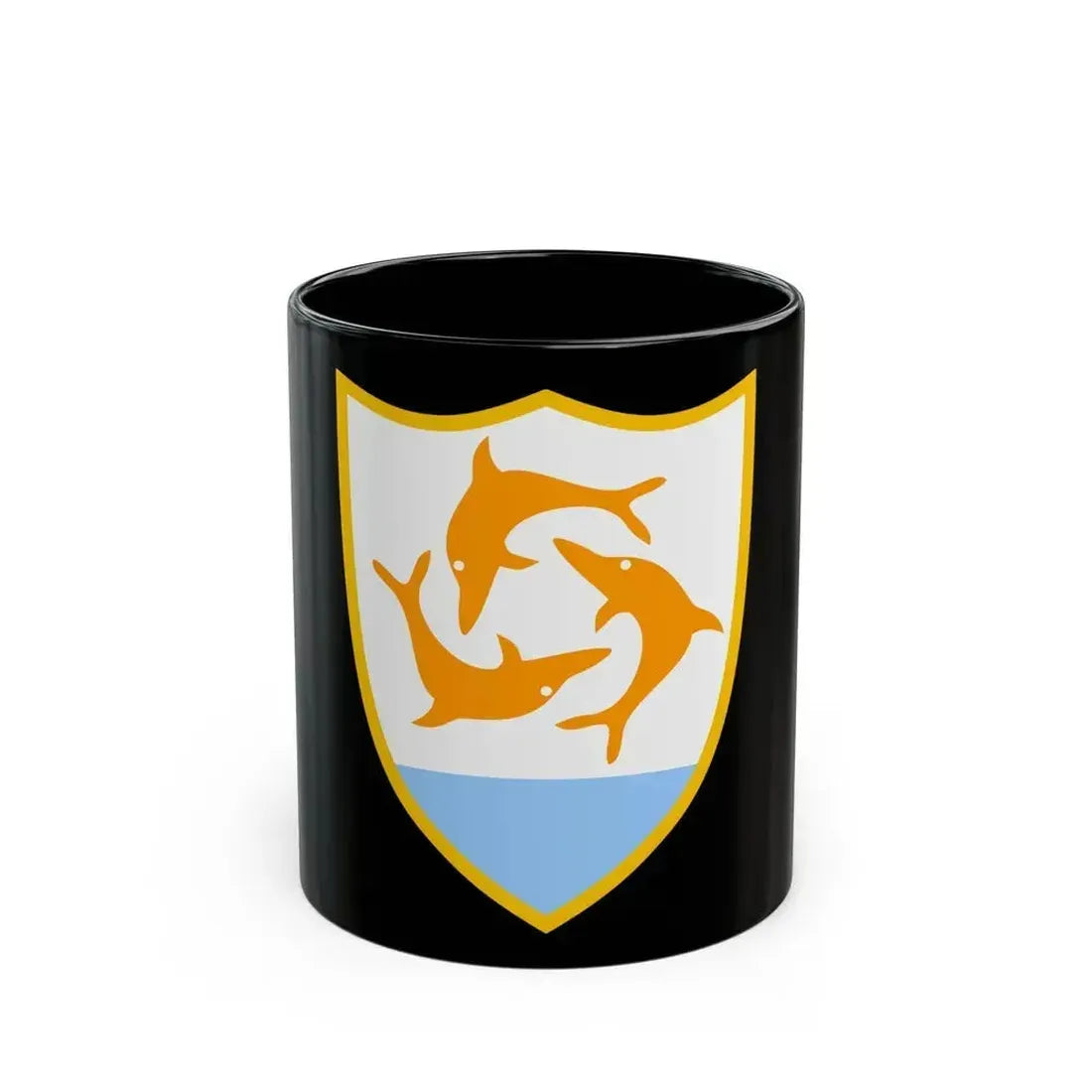 Coat of arms of Anguilla - Black Coffee Mug 11oz - Go Mug Yourself