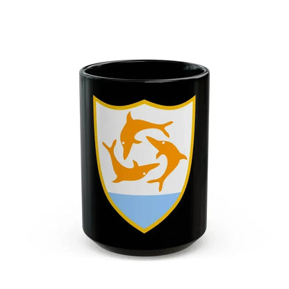 Coat of arms of Anguilla - Black Coffee Mug 15oz - Go Mug Yourself