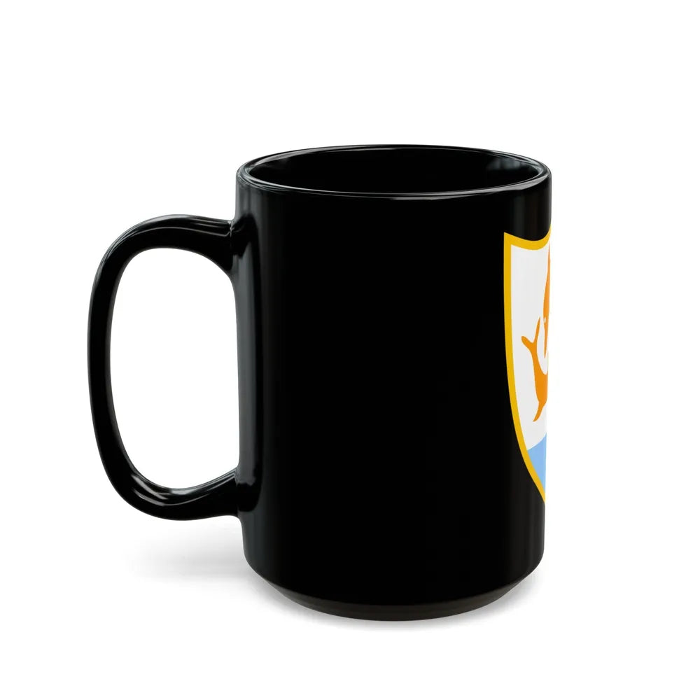 Coat of arms of Anguilla - Black Coffee Mug-Go Mug Yourself