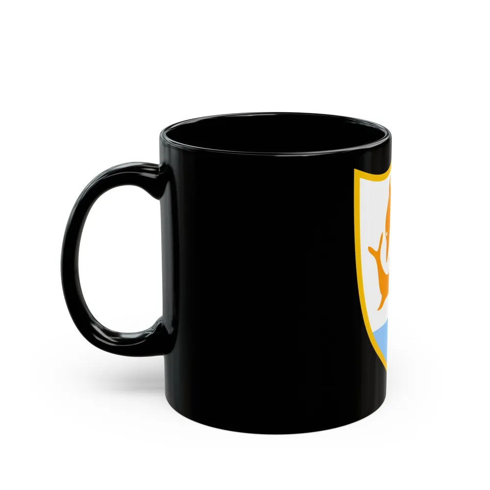 Coat of arms of Anguilla - Black Coffee Mug-Go Mug Yourself