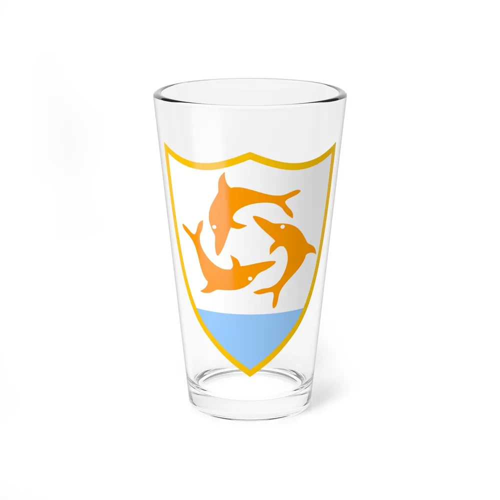 Coat of arms of Anguilla - Pint Glass 16oz-16oz-Go Mug Yourself