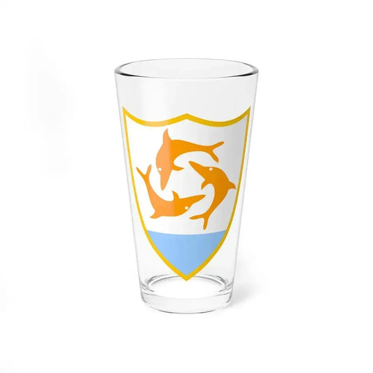 Coat of arms of Anguilla - Pint Glass 16oz 16oz - Go Mug Yourself