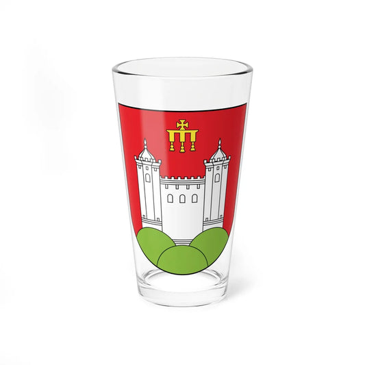 Coat of Arms of Čašniki Belarus (Belarus) (Coat of Arms) Pint Glass 16oz 16oz - Go Mug Yourself