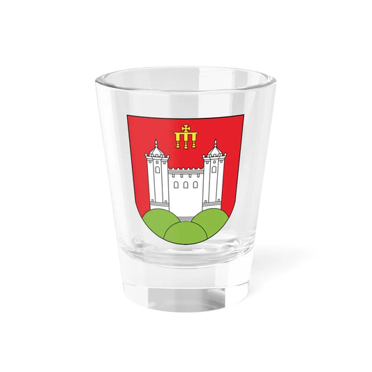Coat of Arms of Čašniki Belarus (Belarus) (Coat of Arms) Shot Glass 1.5oz 1.5oz - Go Mug Yourself