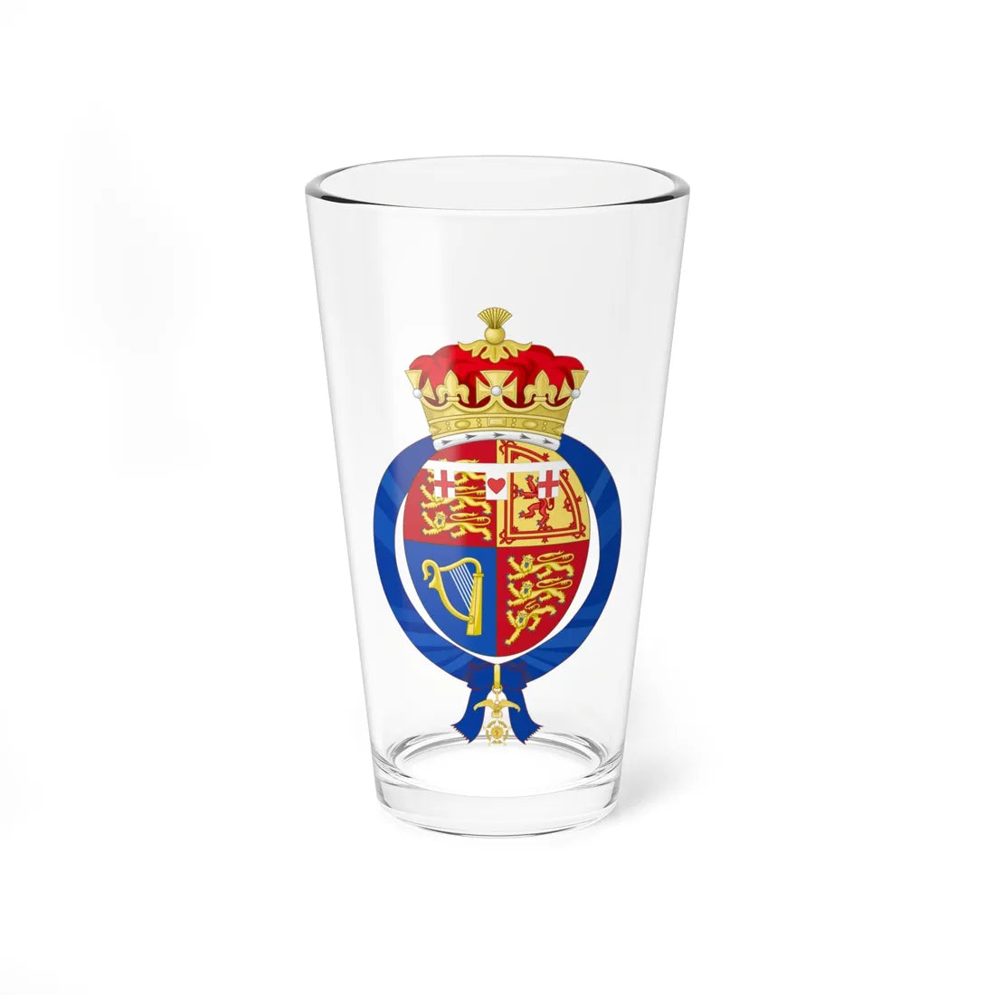 Coat of Arms of Anne Princess Royal Chilean Order of Merit (United Kingdom) (Coat of Arms) Pint Glass 16oz 16oz - Go Mug Yourself