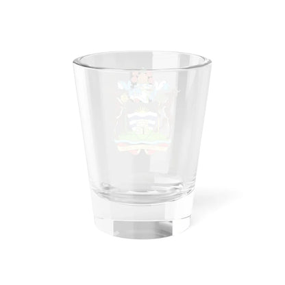 Coat of arms of Antigua and Barbuda (Antigua and Barbuda) (Coat of Arms) Shot Glass 1.5oz - Go Mug Yourself