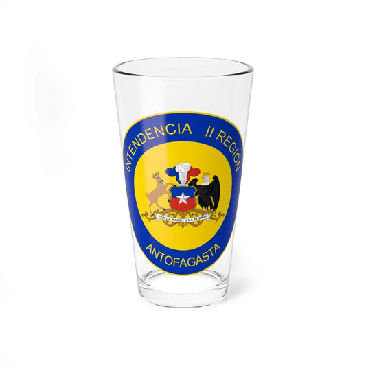 Coat of arms of Antofagasta Region Chile (Chile) (Coat of Arms) Pint Glass 16oz 16oz - Go Mug Yourself