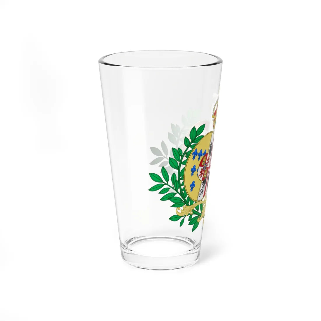Coat of Arms of Antonia of Braganza 1862-1959 (Portugal) (Coat of Arms) Pint Glass 16oz - Go Mug Yourself