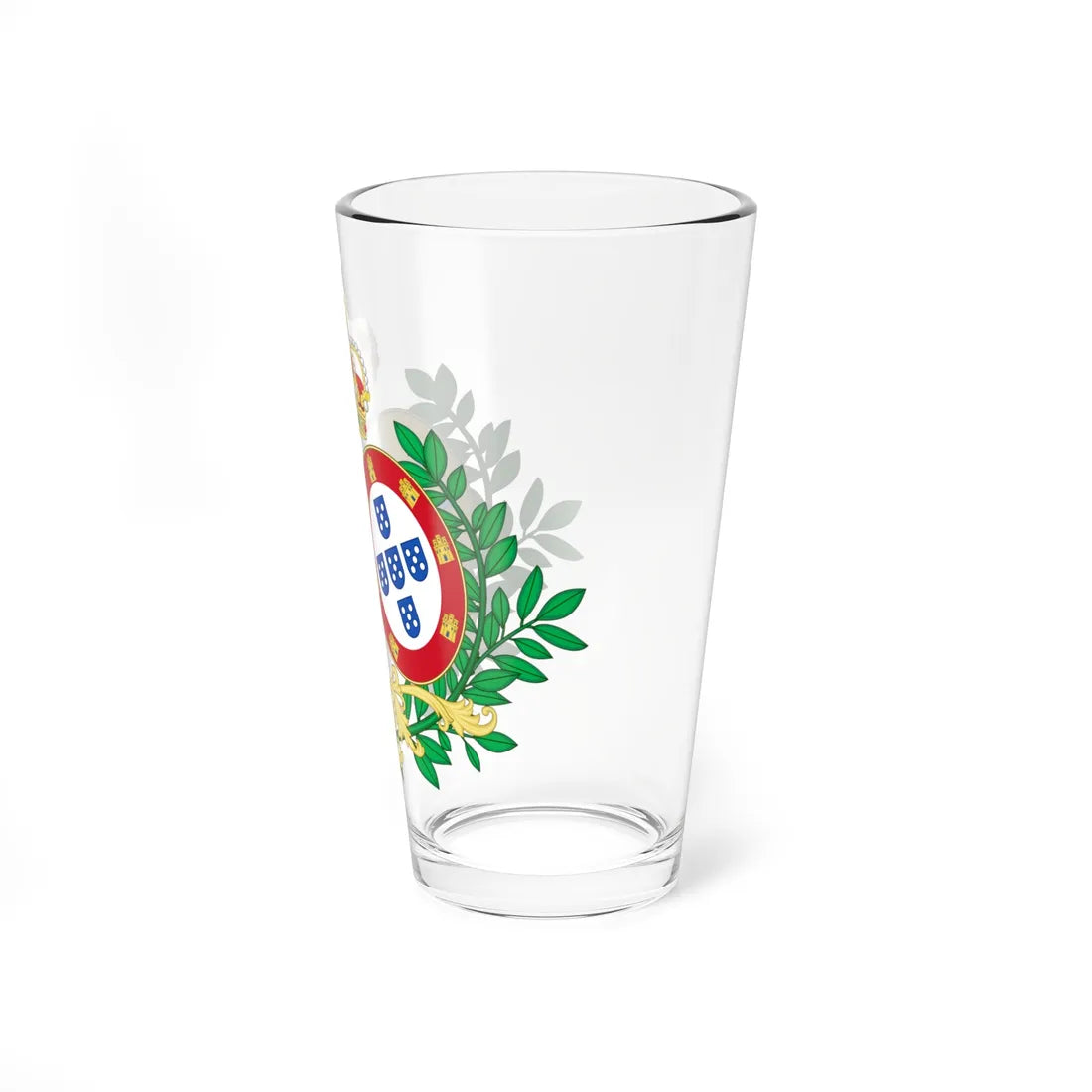 Coat of Arms of Antonia of Braganza 1862-1959 (Portugal) (Coat of Arms) Pint Glass 16oz - Go Mug Yourself