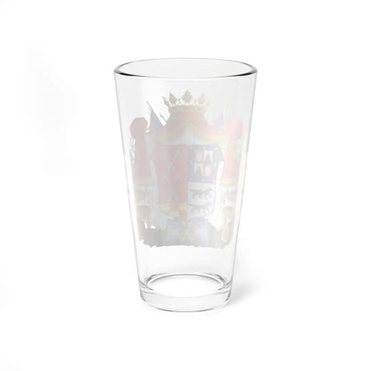 Coat of Arms of Antonio Olaguer Feliu as Secretary of War (Equatorial Guinea) (Coat of Arms) Pint Glass 16oz - Go Mug Yourself