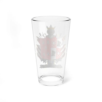 Coat of Arms of Antonio Olaguer Feliu Viceroy of the Rio de la Plata (Equatorial Guinea) (Coat of Arms) Pint Glass 16oz - Go Mug Yourself