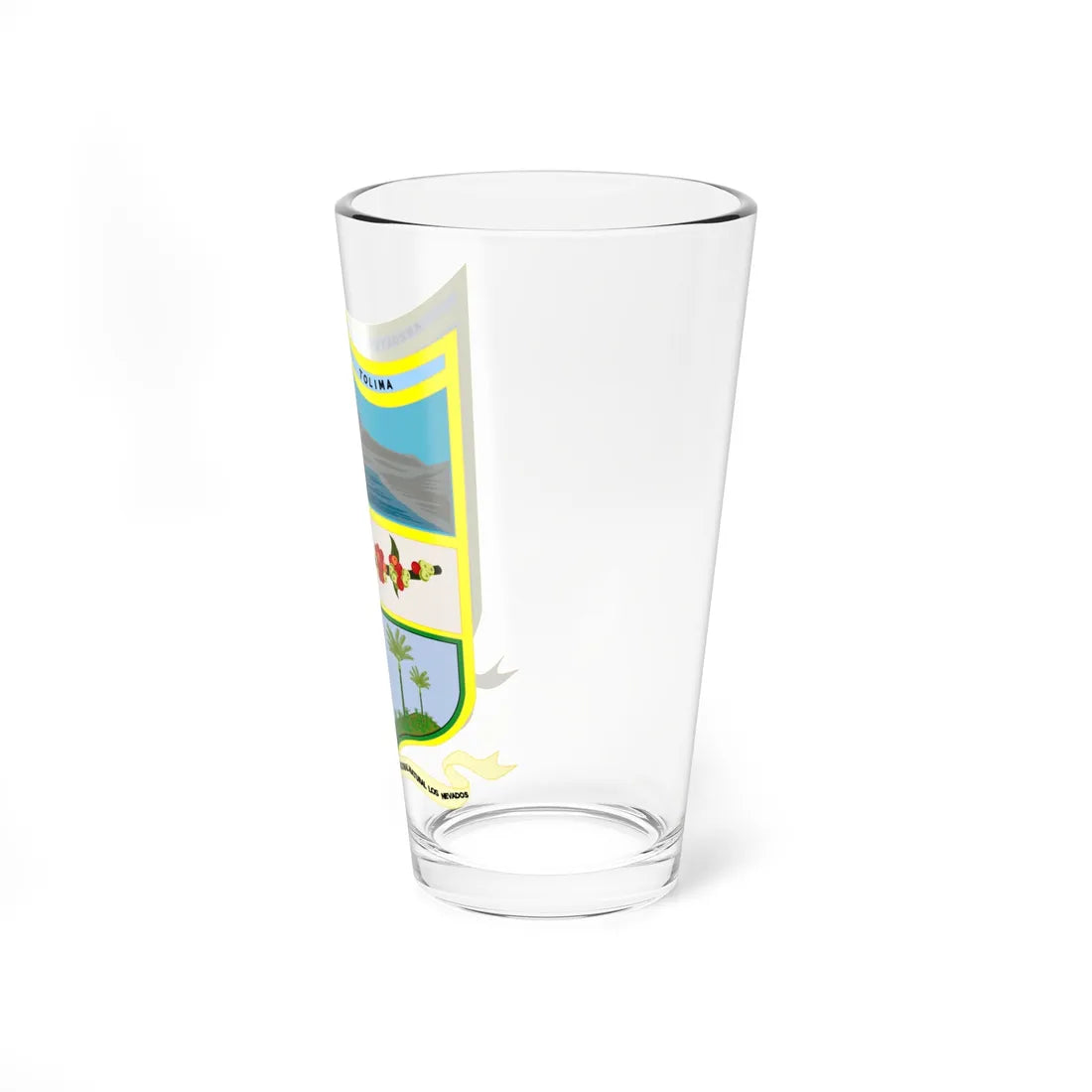 Coat of Arms of Anzoátegui Tolima (Colombia) (Coat of Arms) Pint Glass 16oz - Go Mug Yourself