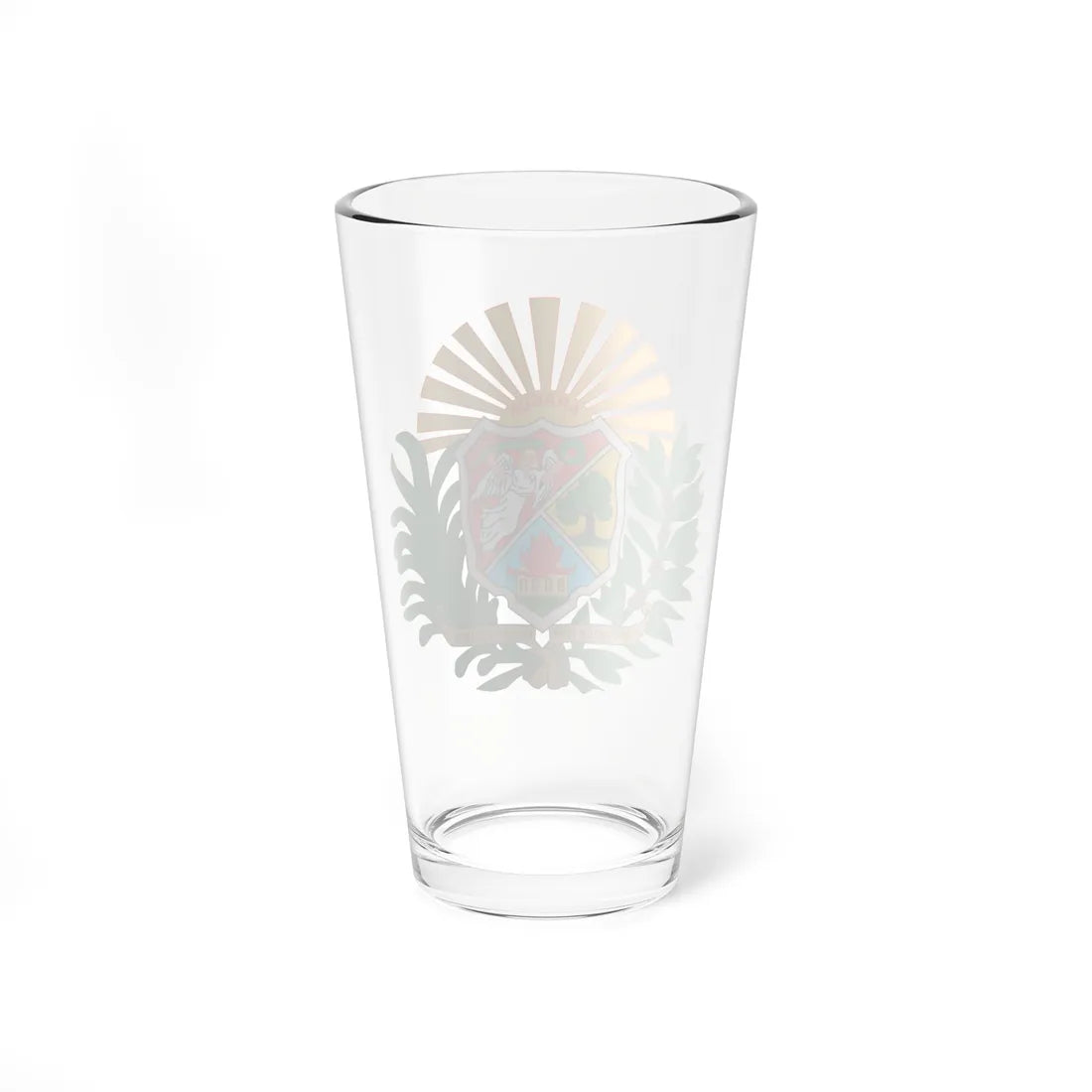 Coat of Arms of Aragua (Venezuela) (Coat of Arms) Pint Glass 16oz - Go Mug Yourself