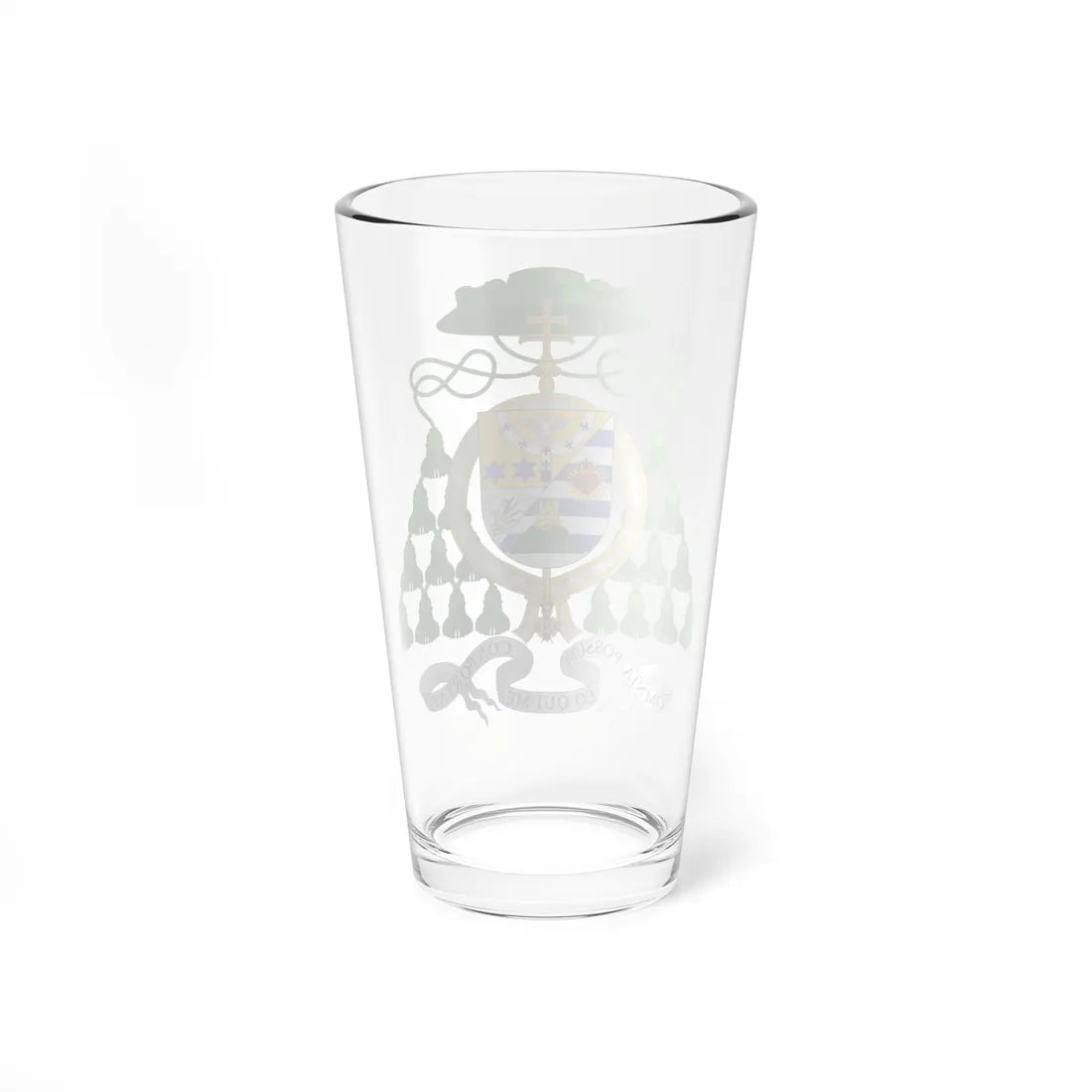 Coat of Arms of Archbishop Juan Francisco Aragone Order of Isabella the Catholic (Spain) (Coat of Arms) Pint Glass 16oz - Go Mug Yourself