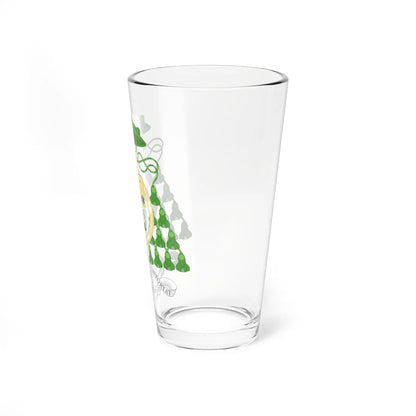 Coat of Arms of Archbishop Juan Francisco Aragone Order of Isabella the Catholic (Spain) (Coat of Arms) Pint Glass 16oz - Go Mug Yourself