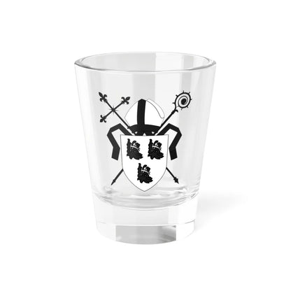 Coat of arms of Archbishop Lawrence Booth (United Kingdom) (Coat of Arms) Shot Glass 1.5oz 1.5oz - Go Mug Yourself