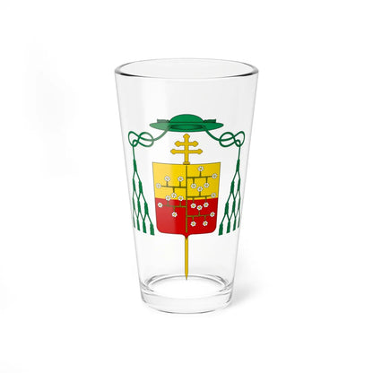 Coat of arms of Archbishop Malaspina Spino Fiorito (Italy) (Coat of Arms) Pint Glass 16oz 16oz - Go Mug Yourself