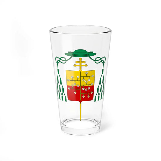 Coat of arms of Archbishop Malaspina Spino Fiorito (Italy) (Coat of Arms) Pint Glass 16oz 16oz - Go Mug Yourself
